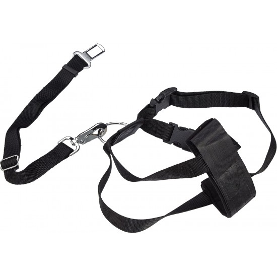 Trixie Car Safety Harness, Medium, Black Trixie Car Safety Harness, Medium, Black
