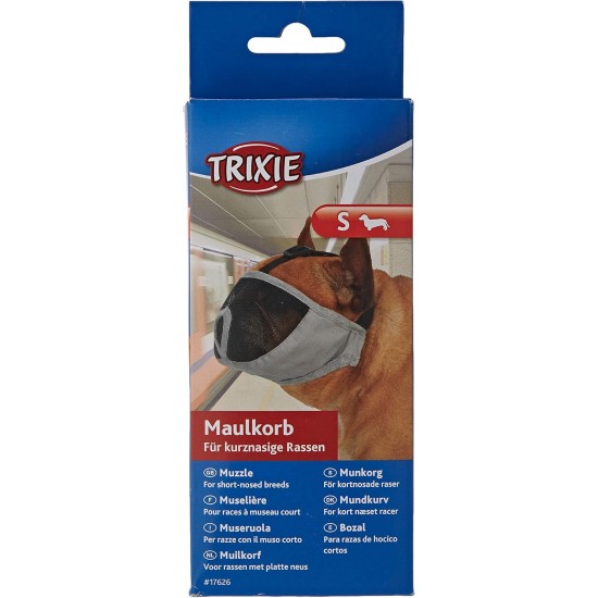 Trixie Muzzle for short-nosed breeds, polyester Trixie Muzzle for short-nosed breeds, polyester