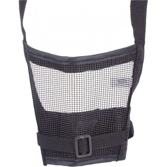 Trixie Muzzle with Mesh Insert Black, s Trixie Muzzle with Mesh Insert Black, s