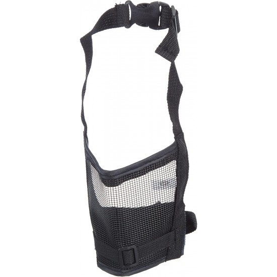 Trixie Muzzle with Mesh Insert Black, s Trixie Muzzle with Mesh Insert Black, s