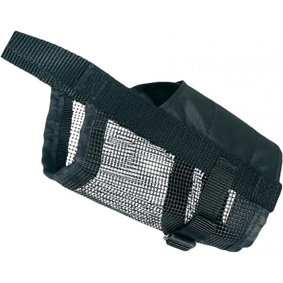 Trixie Muzzle with Mesh Insert Black, s Trixie Muzzle with Mesh Insert Black, s