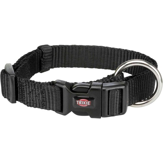 Trixie Premium Dog Collar, 30 - 45 x 15 mm, Black