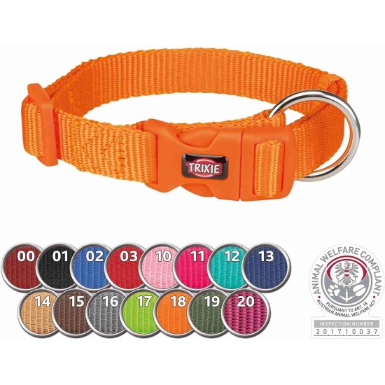 Trixie Premium Dog Collar, 30 - 45 x 15 mm, Black Trixie Premium Dog Collar, 30 - 45 x 15 mm, Black