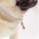 Two metal tube identification tags for cats and small dogs Two metal tube identification tags for cats and small dogs