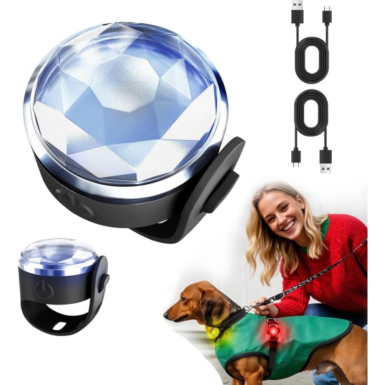 UMIONE Pet Light: Waterproof Dog Light, Durable and Ideal for Night Walks (in Gift Box) (Umione-White-02) UMIONE Pet Light: Waterproof Dog Light, Durable and Ideal for Night Walks (in Gift Box) (Umione-White-02)