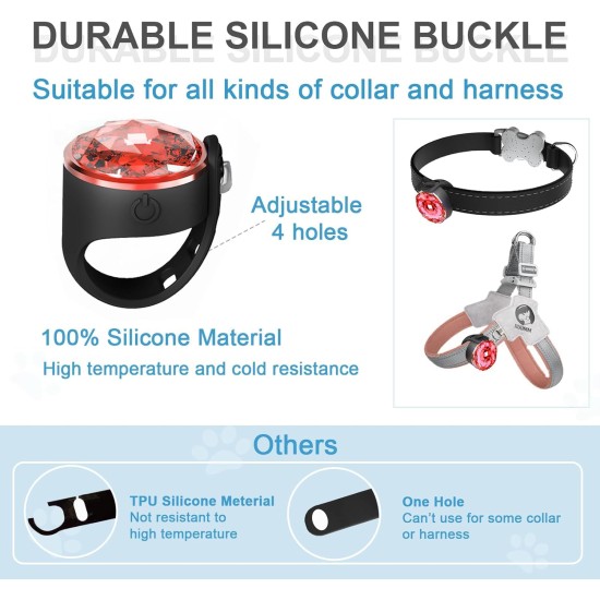 UMIONE Pet Light: Waterproof Dog Light, Durable and Ideal for Night Walks (in Gift Box) (Umione-White-02) UMIONE Pet Light: Waterproof Dog Light, Durable and Ideal for Night Walks (in Gift Box) (Umione-White-02)