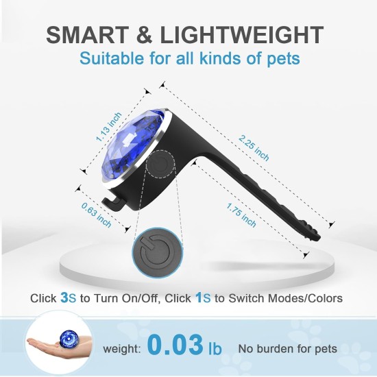 UMIONE Pet Light: Waterproof Dog Light, Durable and Ideal for Night Walks (in Gift Box) (Umione-White-02) UMIONE Pet Light: Waterproof Dog Light, Durable and Ideal for Night Walks (in Gift Box) (Umione-White-02)