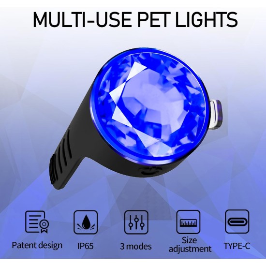 UMIONE Pet Light: Waterproof Dog Light, Durable and Ideal for Night Walks (in Gift Box) (Umione-White-02) UMIONE Pet Light: Waterproof Dog Light, Durable and Ideal for Night Walks (in Gift Box) (Umione-White-02)