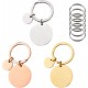 URROMA Pack of 3 Personal Blank Dog Tags, Stainless Steel Name Tags Round ID Tag for Pets Dogs URROMA Pack of 3 Personal Blank Dog Tags, Stainless Steel Name Tags Round ID Tag for Pets Dogs