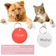 URROMA Pack of 30 Round Blank Pet ID Tags, Mixed Colour Dog ID Tags Double Side Pet Name Phone Number ID Tags Key Rings for Dogs and Puppy, 1.18 x 1.18 Inches URROMA Pack of 30 Round Blank Pet ID Tags, Mixed Colour Dog ID Tags Double Side Pet Name Phone Number ID Tags Key Rings for Dogs and Puppy, 1.18 x 1.18 Inches