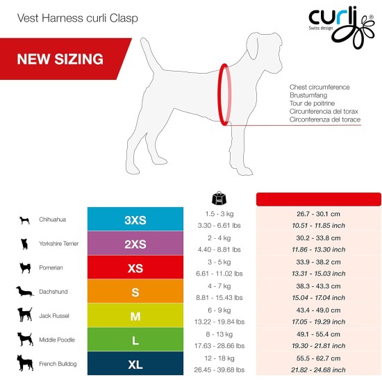 Vest Harness Curli Clasp Air Mesh Pink-Chequered XS & Leash M Vest Harness Curli Clasp Air Mesh Pink-Chequered XS & Leash M
