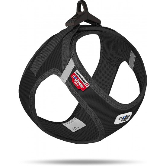Vest Harness Curli Clasp Cord Black L Vest Harness Curli Clasp Cord Black L