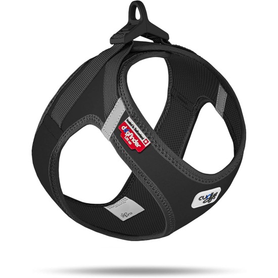 Vest Harness Curli Clasp Softshell Black 3XS Vest Harness Curli Clasp Softshell Black 3XS