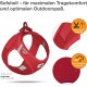 Vest Harness Curli Clasp Softshell Red 2XS Vest Harness Curli Clasp Softshell Red 2XS