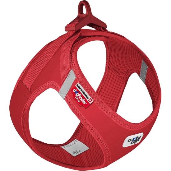 Vest Harness Curli Clasp Softshell Red 2XS Vest Harness Curli Clasp Softshell Red 2XS