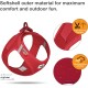 Vest Harness Curli Clasp Softshell Red 2XS Vest Harness Curli Clasp Softshell Red 2XS
