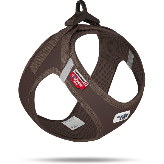 Vest Harness Curli Clasp Softshell Red 2XS Vest Harness Curli Clasp Softshell Red 2XS