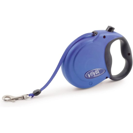 Viva Retractable 5m Tape Lead Red L Viva Retractable 5m Tape Lead Red L