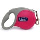 Viva Retractable 5m Tape Lead Red S Viva Retractable 5m Tape Lead Red S