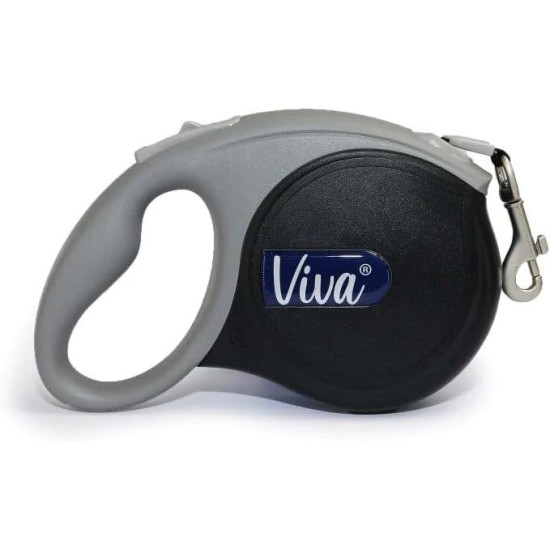 Viva Retractable 5m tape Lead Raspberry M Viva Retractable 5m tape Lead Raspberry M
