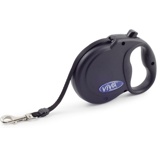 Viva Retractable 5m tape Lead Raspberry M Viva Retractable 5m tape Lead Raspberry M