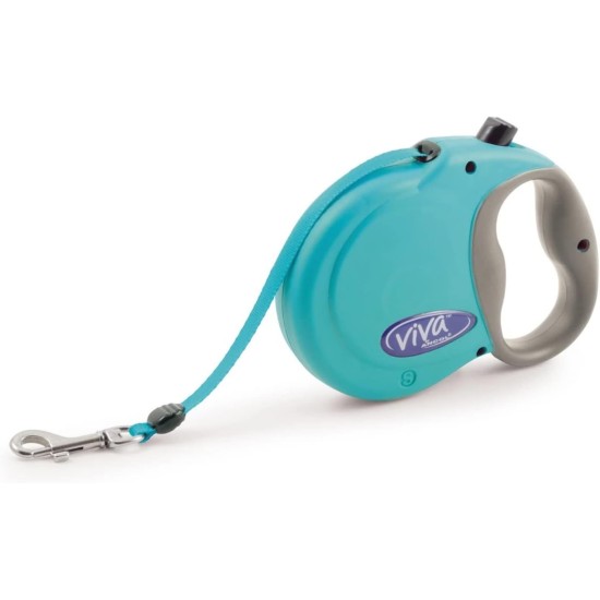 Viva Retractable 5m tape Lead Raspberry M Viva Retractable 5m tape Lead Raspberry M