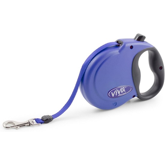 Viva Retractable 5m tape Lead Raspberry M Viva Retractable 5m tape Lead Raspberry M