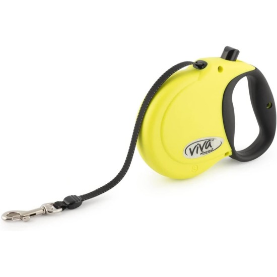Viva Retractable 5m tape Lead Raspberry M Viva Retractable 5m tape Lead Raspberry M