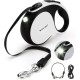 WRSOMIT Retractable Dog Leash with Chew Resistant Cable, 26 Feet, Heavy Duty Dog Leash for Small, Medium, Large Dogs up to 110 lbs, 360° Tangle Free, One Hand Brake, White WRSOMIT Retractable Dog Leash with Chew Resistant Cable, 26 Feet, Heavy Duty Dog Leash for Small, Medium, Large Dogs up to 110 lbs, 360° Tangle Free, One Hand Brake, White