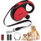 WRSOMIT Retractable Dog Leash with Chew Resistant Cable, 26 Feet, Heavy Duty Dog Leash for Small, Medium, Large Dogs up to 110 lbs, 360° Tangle Free, One Hand Brake, White WRSOMIT Retractable Dog Leash with Chew Resistant Cable, 26 Feet, Heavy Duty Dog Leash for Small, Medium, Large Dogs up to 110 lbs, 360° Tangle Free, One Hand Brake, White