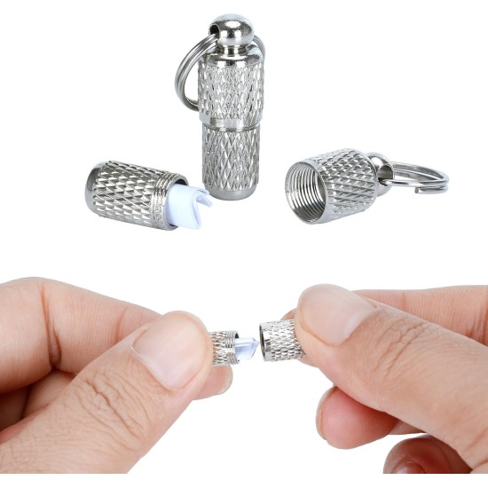 Welsberg Pack of 6 Address Tags Address Sleeve Collar Waterproof Silver Pendant for Dog and Cat Address Capsule Ultra Light Address Tag Silver Welsberg Pack of 6 Address Tags Address Sleeve Collar Waterproof Silver Pendant for Dog and Cat Address Capsule Ultra Light Address Tag Silver