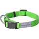 Wouapy Basic Line Dog Collar, 25/40 cm, Green Wouapy Basic Line Dog Collar, 25/40 cm, Green
