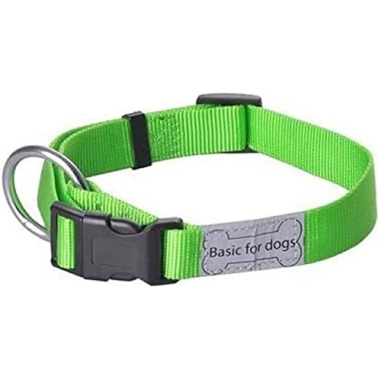 Wouapy Basic Line Dog Collar, 44/65 cm, Khaki Wouapy Basic Line Dog Collar, 44/65 cm, Khaki