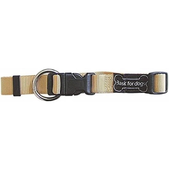 Wouapy Basic Line Dog Collar, Brown, 20/30 cm Wouapy Basic Line Dog Collar, Brown, 20/30 cm