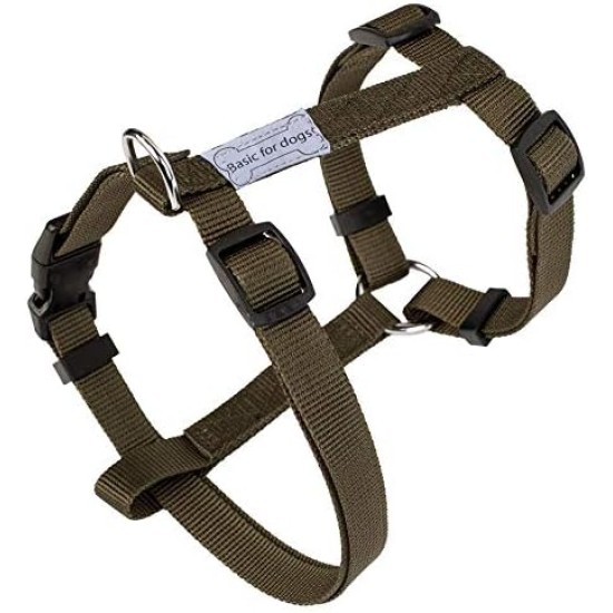 Wouapy Basic Line Dog Collar Khaki 45/72 cm Wouapy Basic Line Dog Collar Khaki 45/72 cm