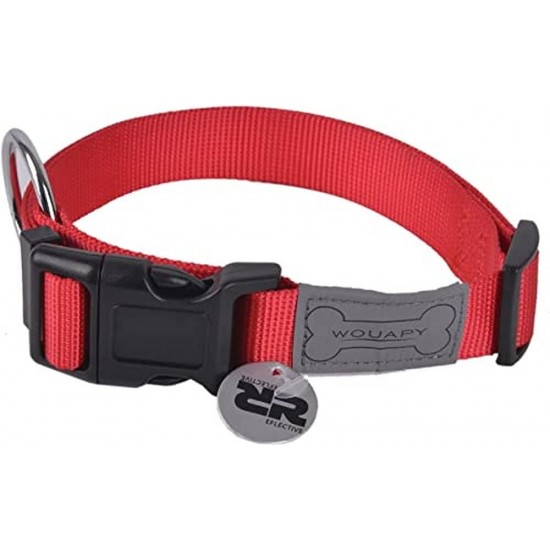 Wouapy Basic Line Hundehalsband, 45/72 cm, Rot Wouapy Basic Line Hundehalsband, 45/72 cm, Rot