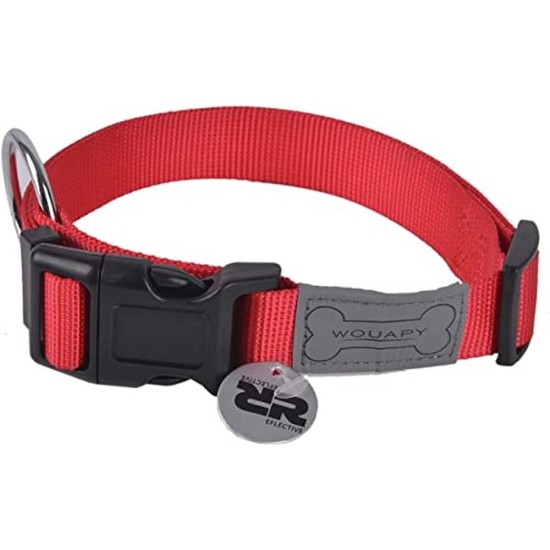 Wouapy Basic Line Hundehalsband, 45/72 cm, Rot Wouapy Basic Line Hundehalsband, 45/72 cm, Rot