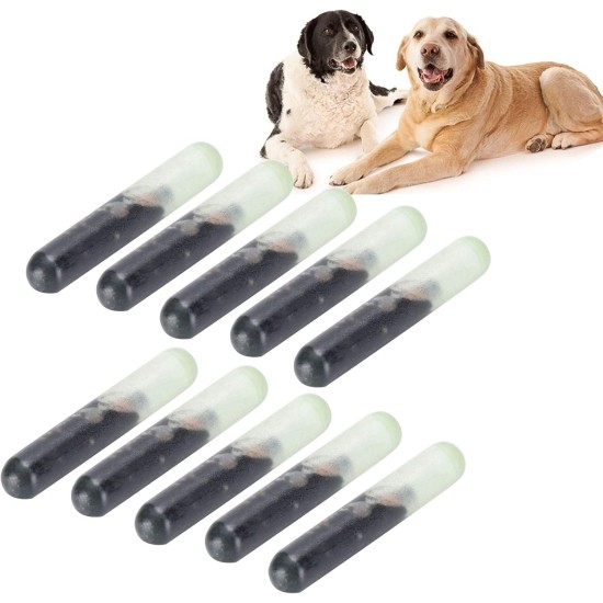 YOUTHINK Pet Microchip, Pack of 10 Biological Glass Microchip 2.12 mm ISO11784/85 Standard Animal Chip Implants Animal Chip Tag Implants Pet Chip for Identification ID YOUTHINK Pet Microchip, Pack of 10 Biological Glass Microchip 2.12 mm ISO11784/85 Standard Animal Chip Implants Animal Chip Tag Implants Pet Chip for Identification ID