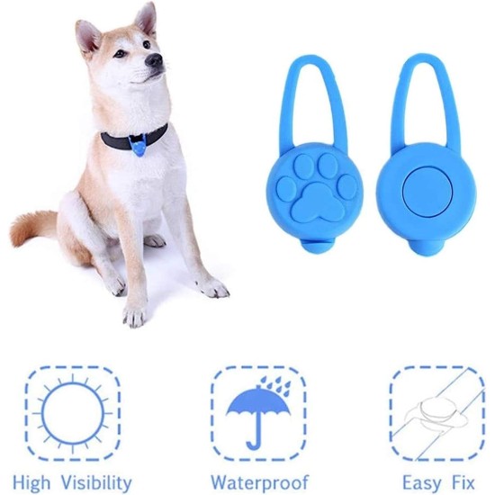 Yizhet Pack of 5 Silicone Dog Light Pendants 3 Modes Light Dog Clip On Headlight Indicator Waterproof Pet Safety Night Running Lights Yizhet Pack of 5 Silicone Dog Light Pendants 3 Modes Light Dog Clip On Headlight Indicator Waterproof Pet Safety Night Running Lights