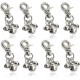 ZKSXOA Pack of 8 Pet Bells for Collars, Loud Dog Bells, Key Rings, Dog Bells, Collar Charm, Dog Triple Bell Pendant for Dogs ZKSXOA Pack of 8 Pet Bells for Collars, Loud Dog Bells, Key Rings, Dog Bells, Collar Charm, Dog Triple Bell Pendant for Dogs