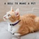 ZKSXOA Pack of 8 Pet Bells for Collars, Loud Dog Bells, Key Rings, Dog Bells, Collar Charm, Dog Triple Bell Pendant for Dogs ZKSXOA Pack of 8 Pet Bells for Collars, Loud Dog Bells, Key Rings, Dog Bells, Collar Charm, Dog Triple Bell Pendant for Dogs