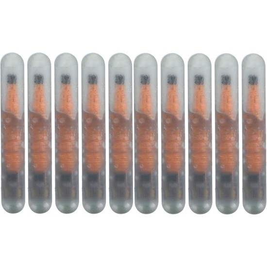 Zerodis Pack of 10 Pet Microchip, 1.25 mm Dog Accessories Pro-ID Microchip Pet Microchip Mini Chip Animal Label Glass Tube Chip Mini Lightweight for Identification Zerodis Pack of 10 Pet Microchip, 1.25 mm Dog Accessories Pro-ID Microchip Pet Microchip Mini Chip Animal Label Glass Tube Chip Mini Lightweight for Identification