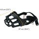 Zeus TPR Muzzle, Black, Xsmall Zeus TPR Muzzle, Black, Xsmall