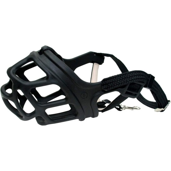 Zeus TPR Muzzle, Black, Xsmall Zeus TPR Muzzle, Black, Xsmall