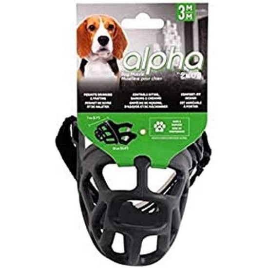Zeus TPR Muzzle, Black, Xsmall Zeus TPR Muzzle, Black, Xsmall