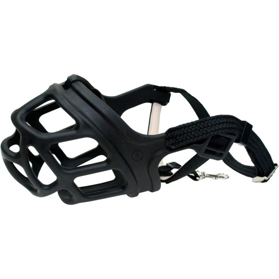 Zeus TPR Muzzle, Black, Xsmall Zeus TPR Muzzle, Black, Xsmall