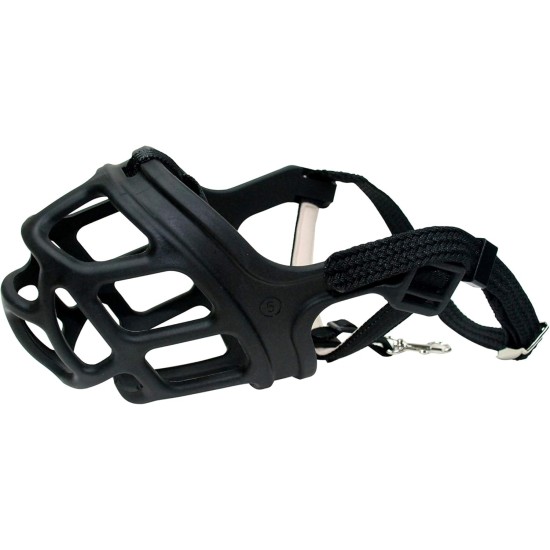 Zeus TPR Muzzle, Black, Xsmall Zeus TPR Muzzle, Black, Xsmall