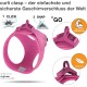 curli Dog Vest Harness with Clasp, Air Mesh, Fuchsia, S curli Dog Vest Harness with Clasp, Air Mesh, Fuchsia, S