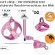 curli Puppy Set, Air Mesh Harness with Lead, XS, Pink caro curli Puppy Set, Air Mesh Harness with Lead, XS, Pink caro