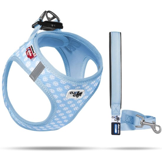 curli Puppy Set, Air Mesh Harness with Lead, m curli Puppy Set, Air Mesh Harness with Lead, m